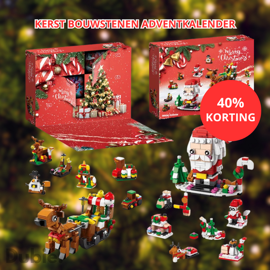 Kerst Bouwstenen Adventkalender | 40% Korting