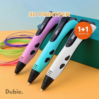 3D Printpen - Maak Levensechte Kunstwerken | 1+1 Gratis