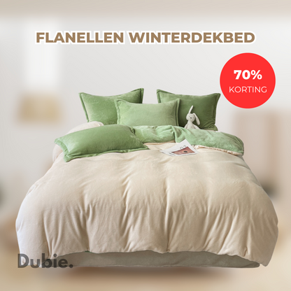 Flanellen Winterdekbed | 70% Korting