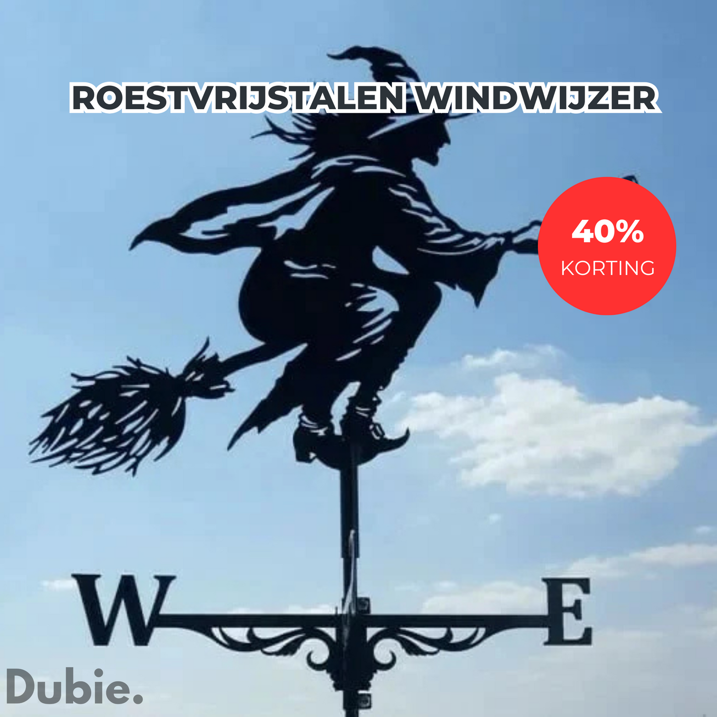 Roestvrijstalen Windwijzer | 40% Korting