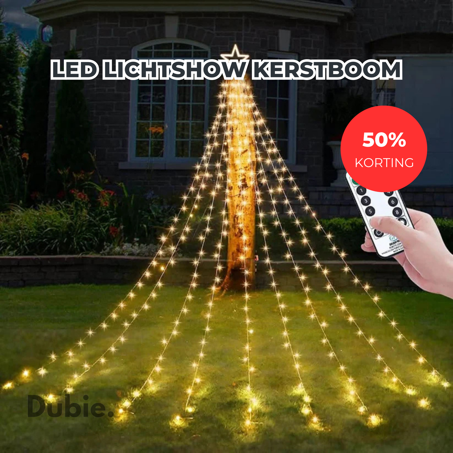 LED Lichtshow Kerstboom | 50% Korting