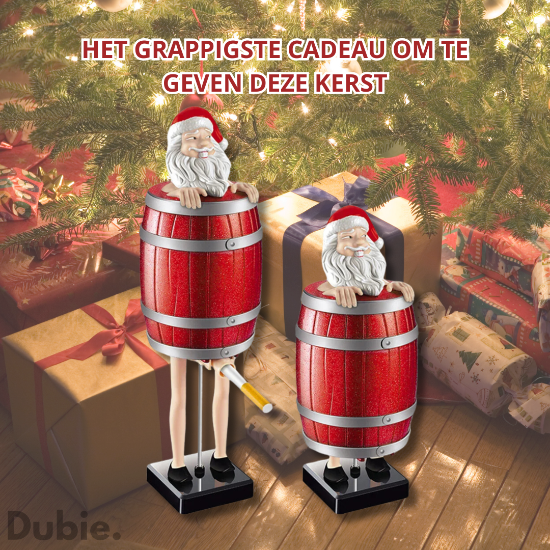 Kerstman Sigarettenhouder | 40% Korting