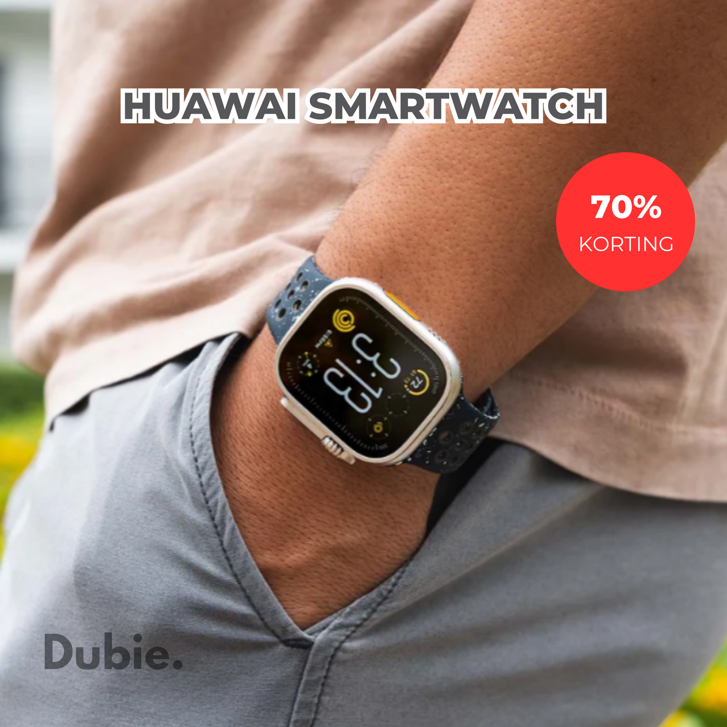 Huawei Smartwatch Ultra 9: Slimme Gezondheids- en Fitnessfuncties | 70% Korting