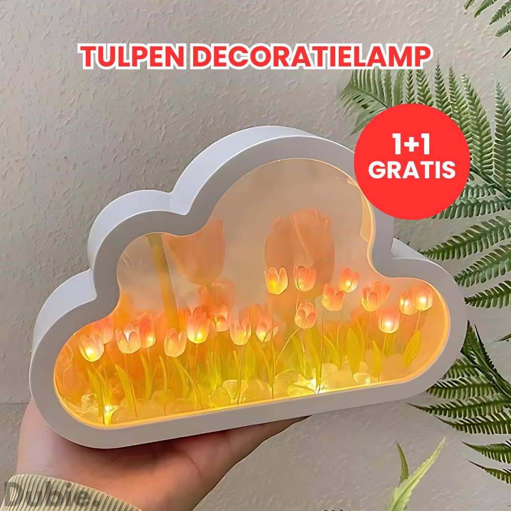 Tulpen Decoratielamp | 1+1 Gratis