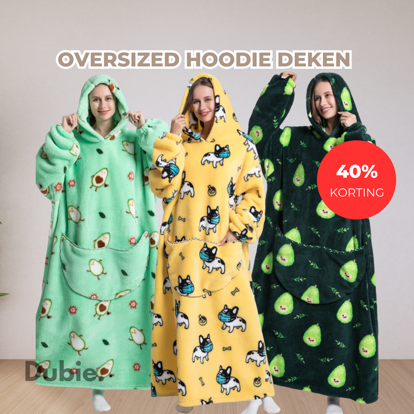 Oversized Fleece Hoodie Deken - Perfect voor Koude Avonden | 40% Korting