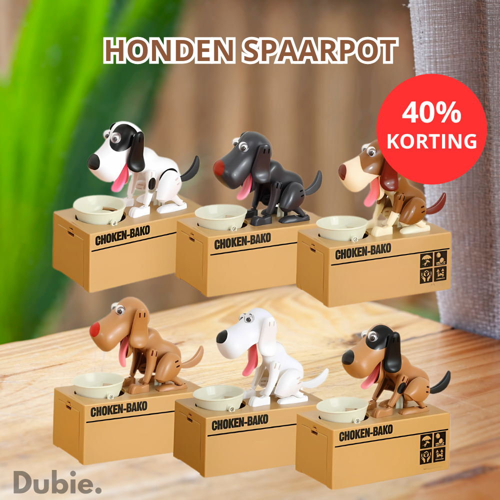 Honden Spaarpot | 40% Korting