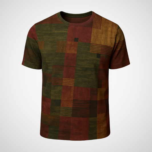T-shirt met Kleuren Patroon