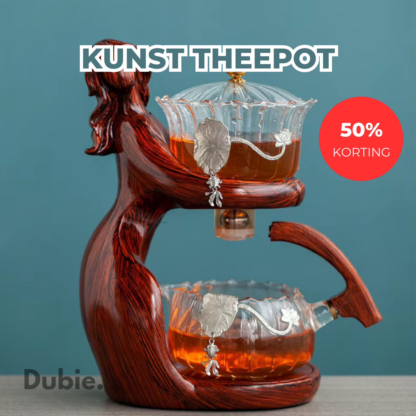 Kunst Theepot | 50% Korting