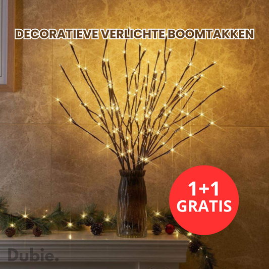 Decoratieve Verlichte Boomtakken | 1+1 Gratis