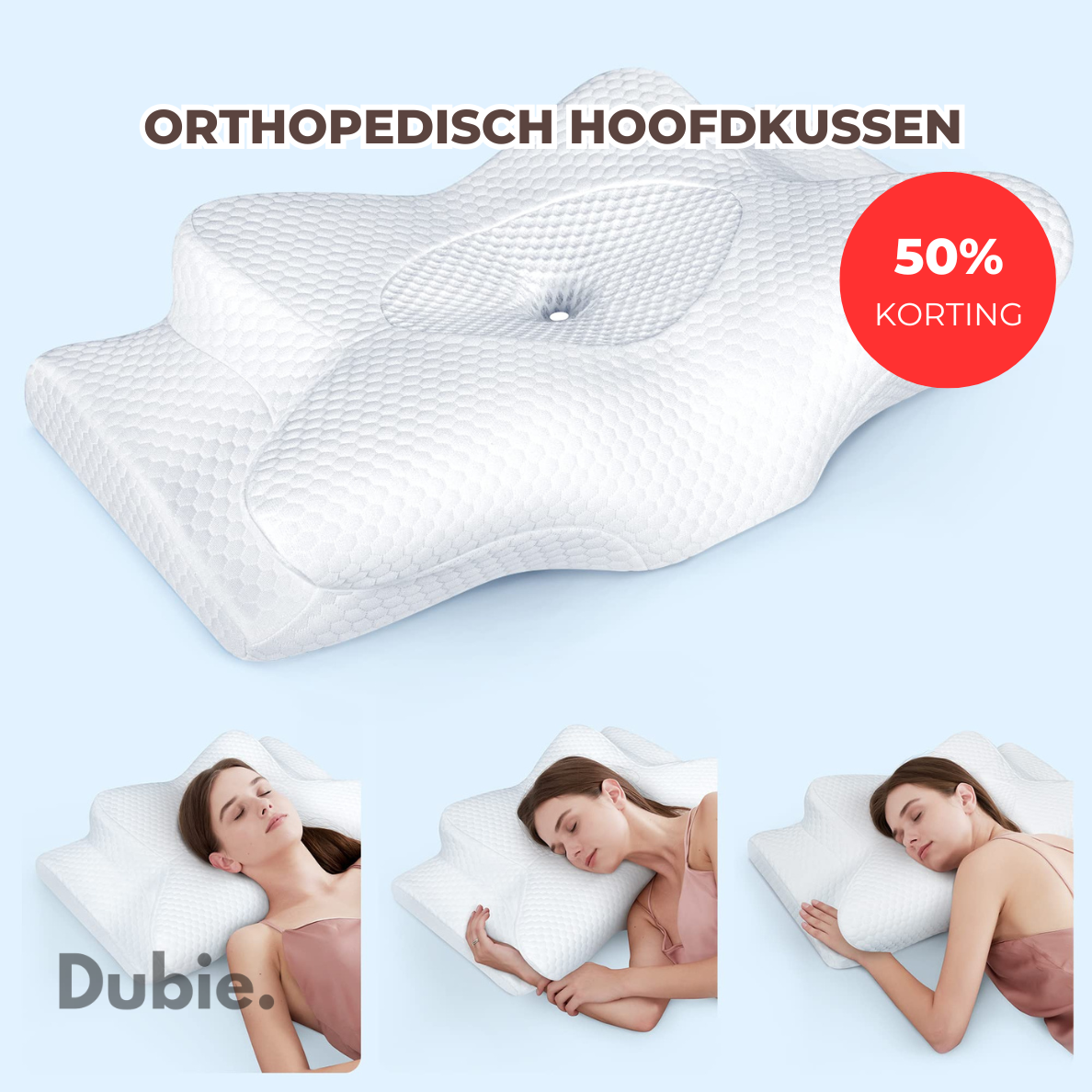 Orthopedisch Hoofdkussen - Voor de Houding die je Nodig hebt | 50% Korting