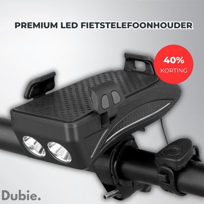 Premium LED Fietstelefoonhouder | 40% Korting