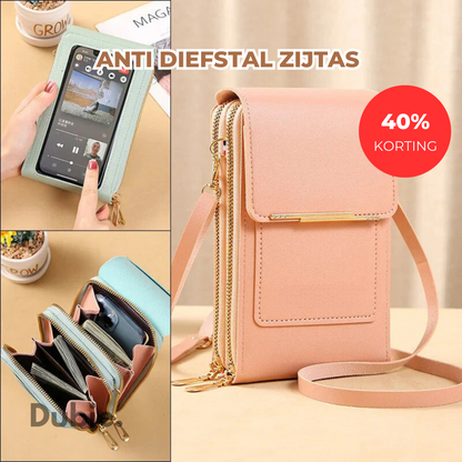 Anti Diefstal Zijtas | 40% Korting