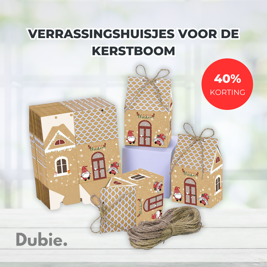 Verrassingshuisjes voor de Kerstboom | 40% Korting