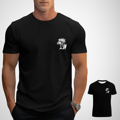 Katoenen T-shirt met Palmboom