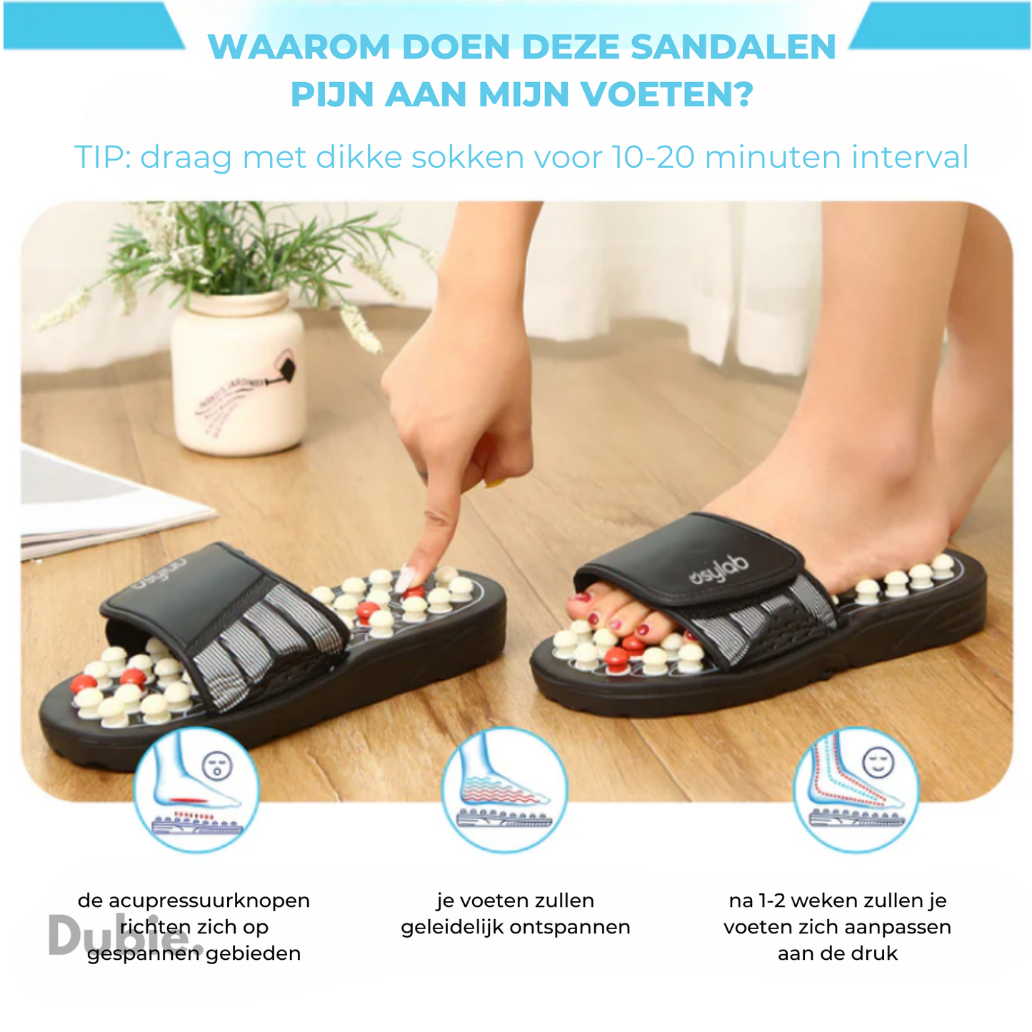 Acupressuur Sandalen | 40% Korting