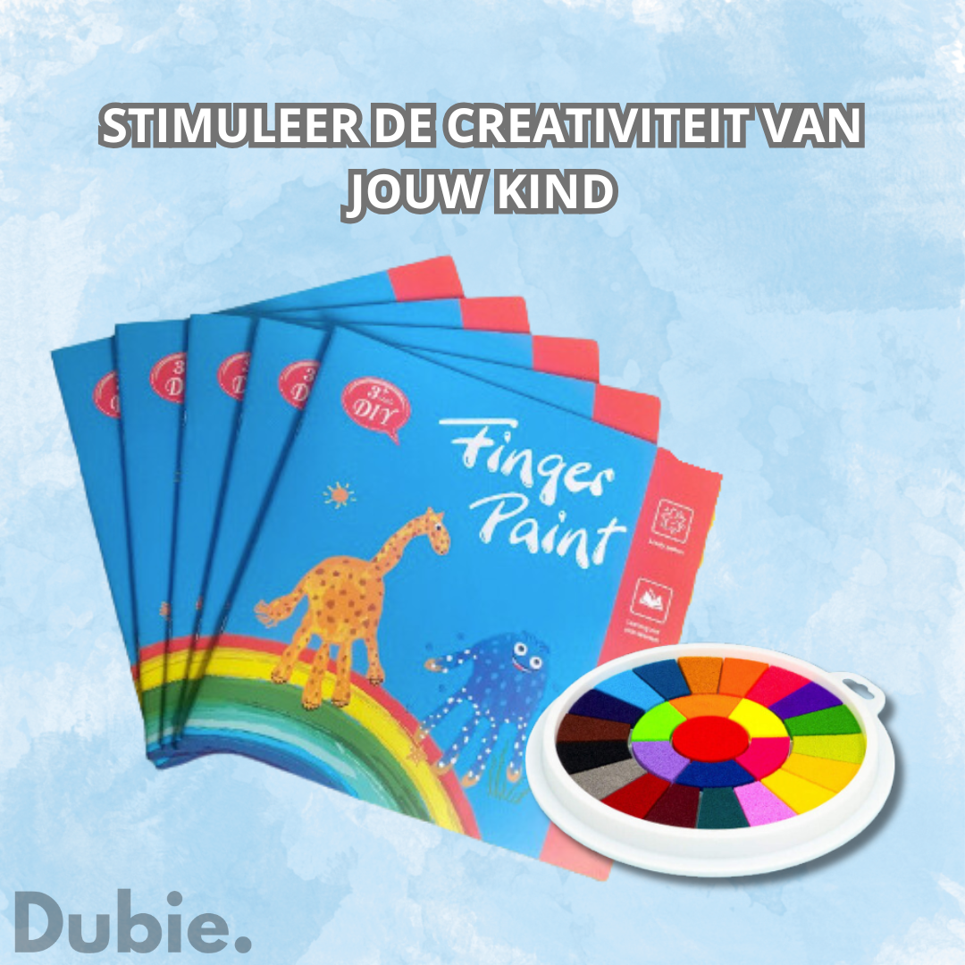 Vingerverfboek | 1+1 Gratis