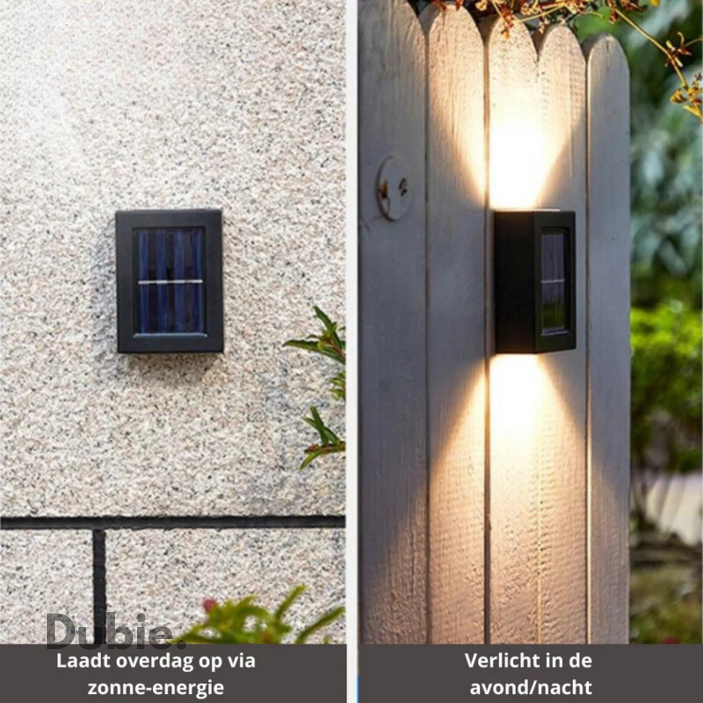 Solar Wandlamp Set 4 stuks | 70% Korting