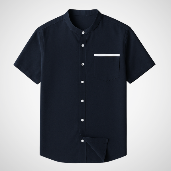 Regular Geknoopt Polo Shirt
