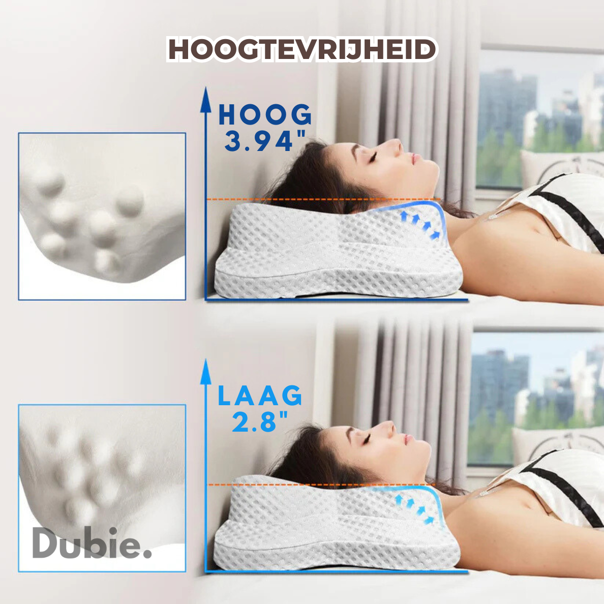 Orthopedisch Hoofdkussen - Voor de Houding die je Nodig hebt | 50% Korting