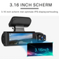 170° Groothoek Dashcam Met 1080p Dubbele Lens