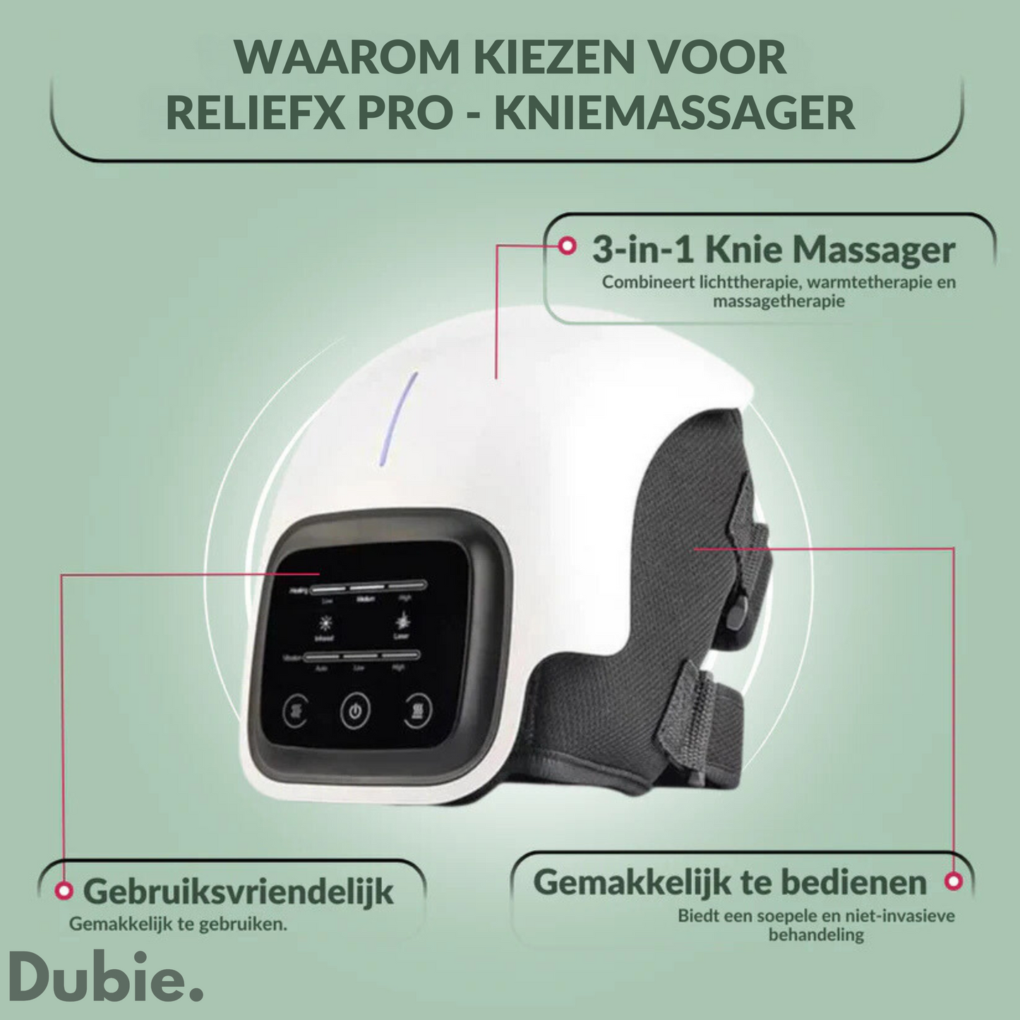 ReliefX Pro - Kniemassager | 70% Korting