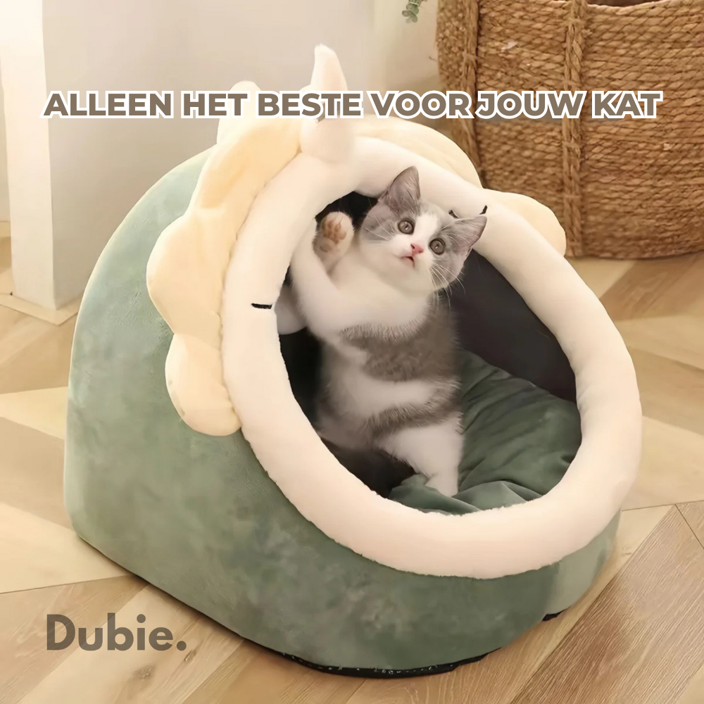 Flanellen Kattenhuisje | 40% Korting