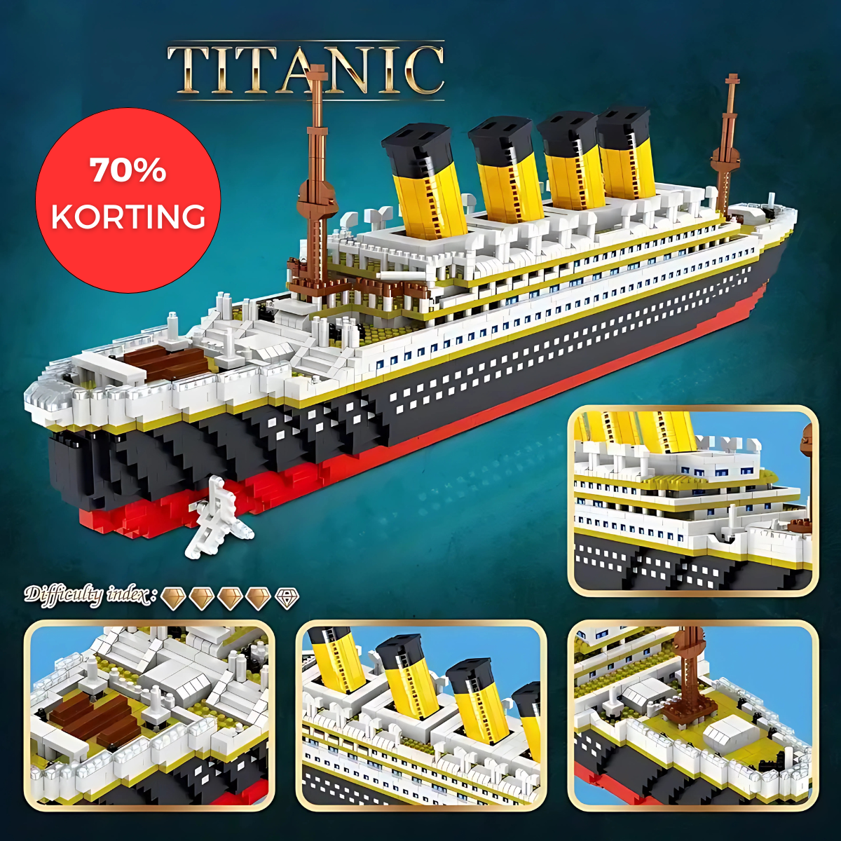 LEGO Titanic Bouwset | 70% Korting