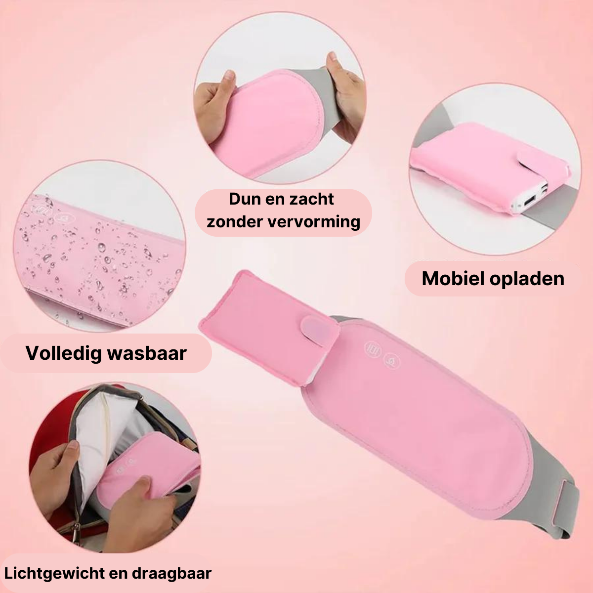 Vibrerende Menstruatieband | Verlicht menstruatiepijn | 40% korting