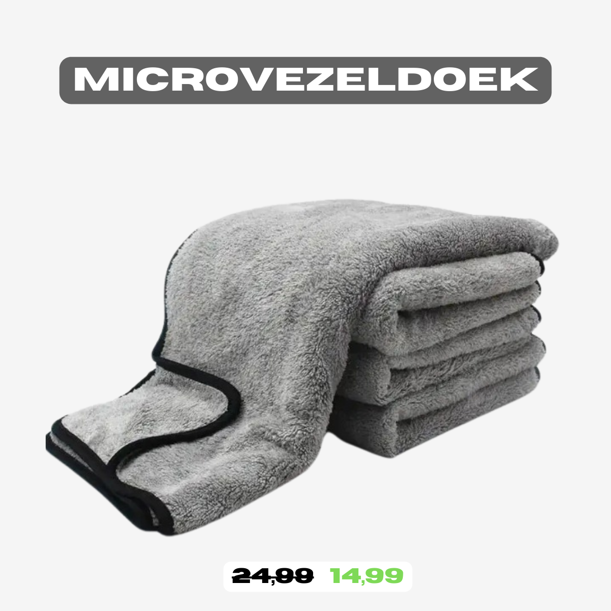 Microvezeldoek - 2 stuks